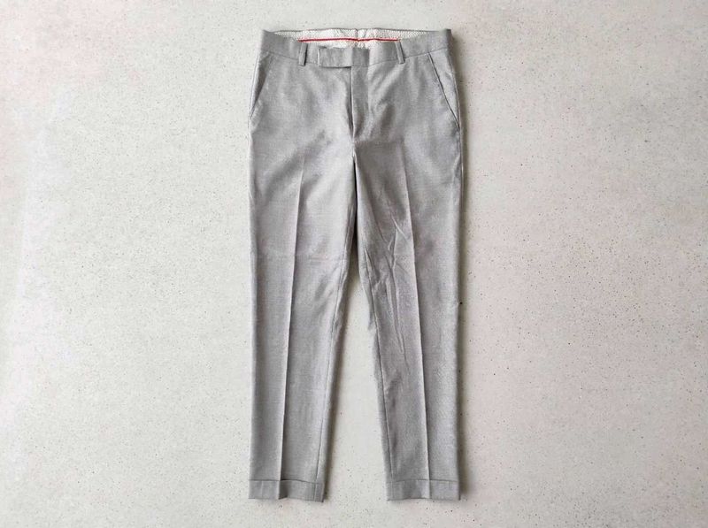 Men's Light Grey formal Pants