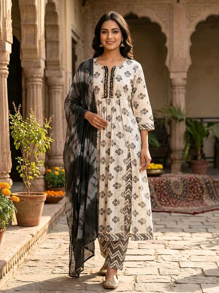Designer Nyra Cut 3 piece Kurta Set