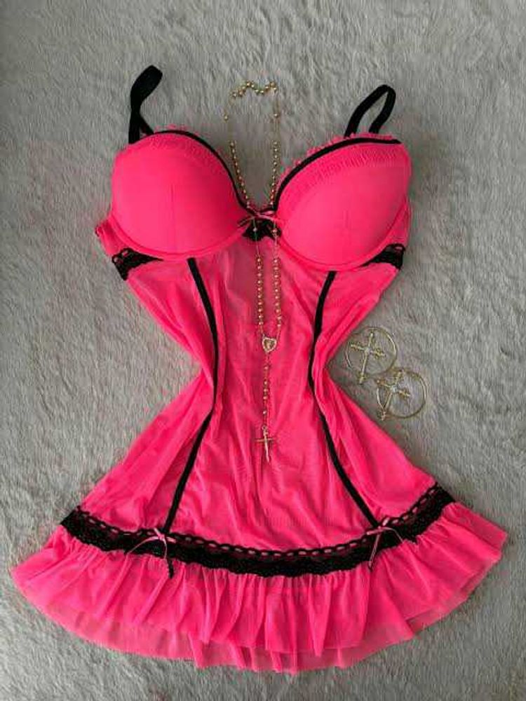 Babydoll Diva Pink Lingerie