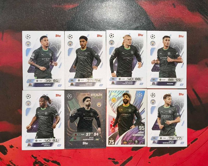 🏅 Manchester City player cards
