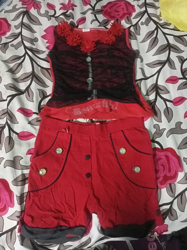Kids Red &amp; Black Outfit