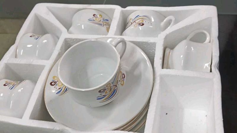 Vintage New With Tags TEA &amp; COFFEE CUP SAUCER ☕