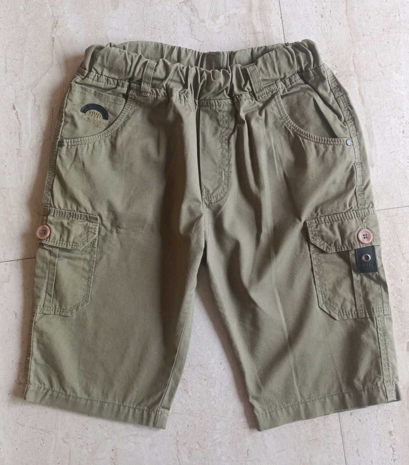 Boys' Khaki Cargo Pants
