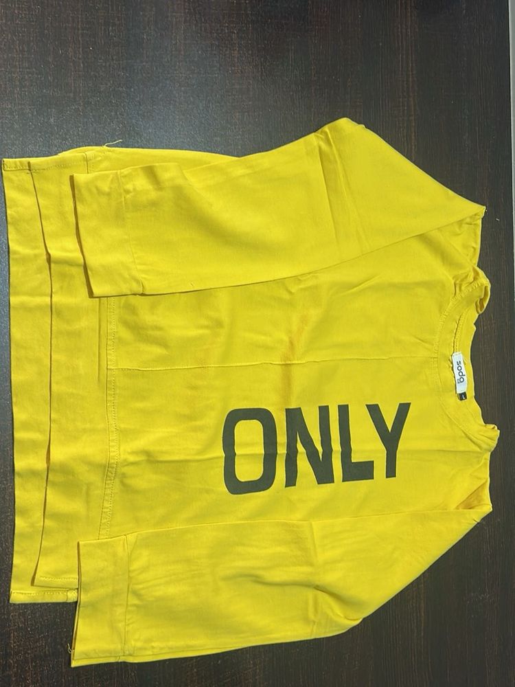 Yellow "ONLY" Sweatshirt