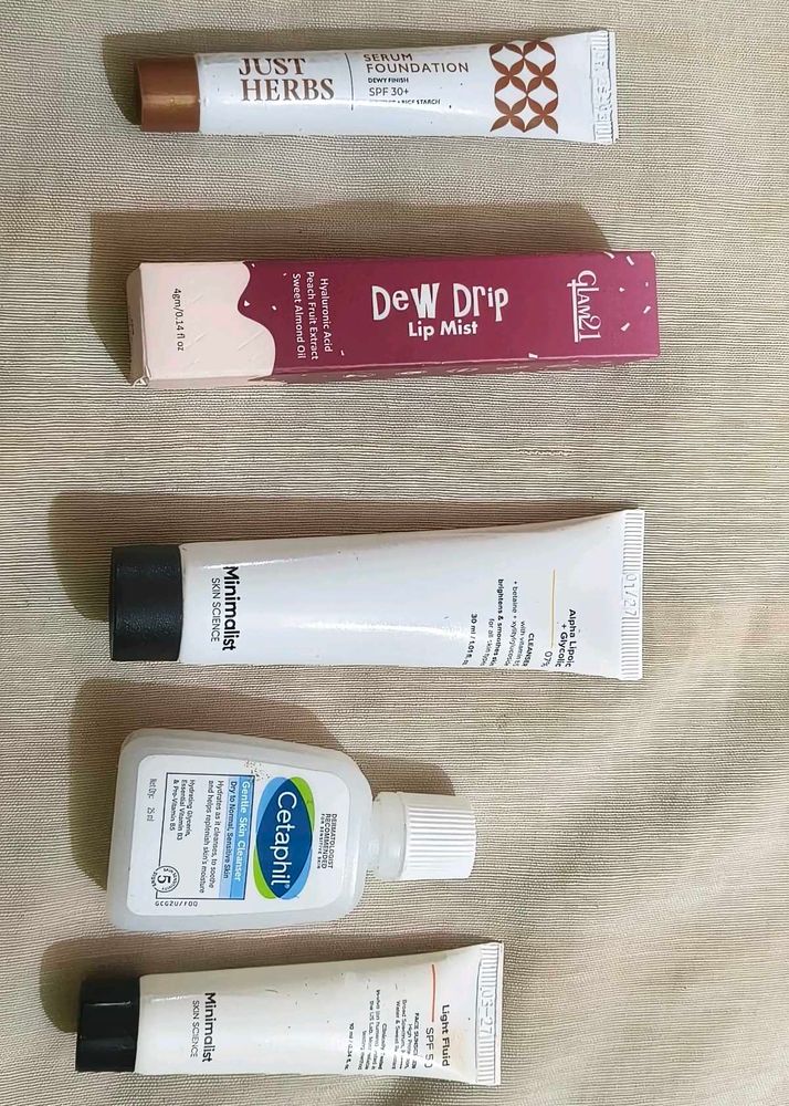 Skincare Bundle: Foundation, Lip Mist &amp; More