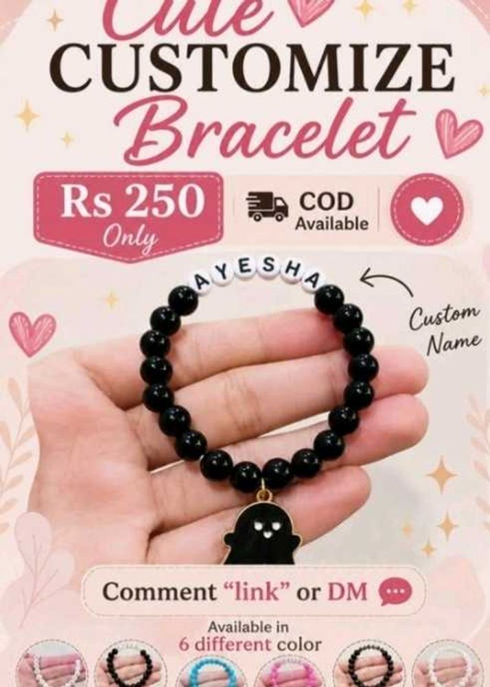 Customizable Name Bracelet