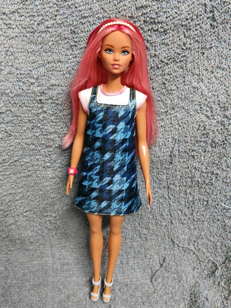Barbie Doll with Pink Hair