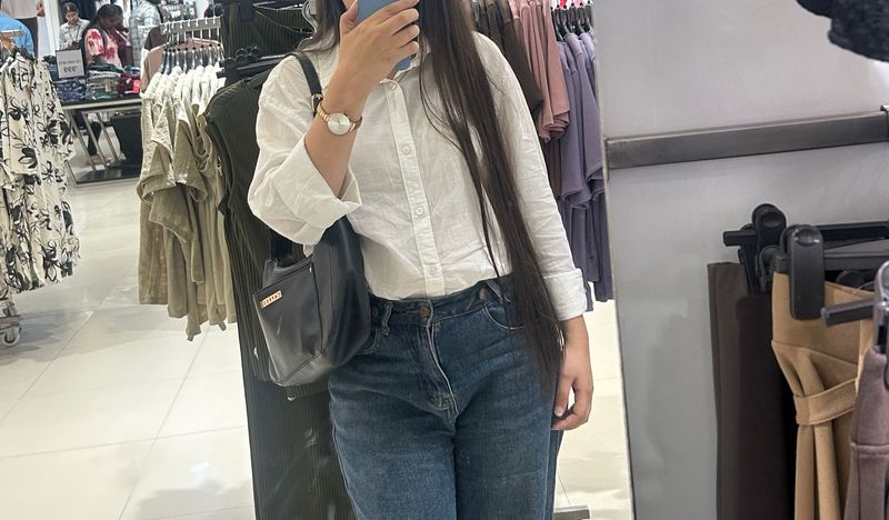 H&amp;M classic white shirt