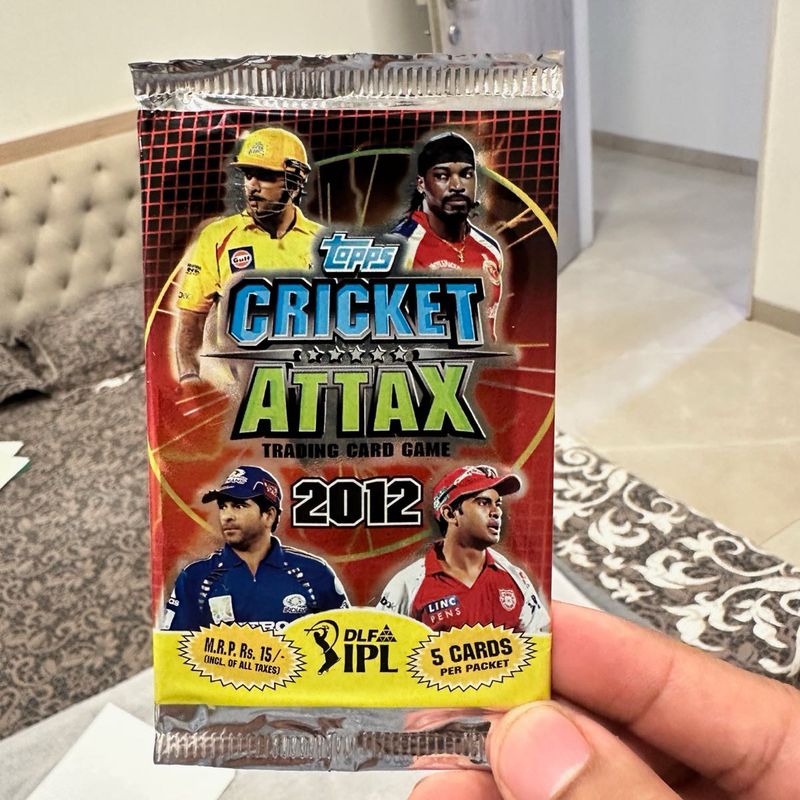 5 Packs of TOPPS Cricket Attax 2012
