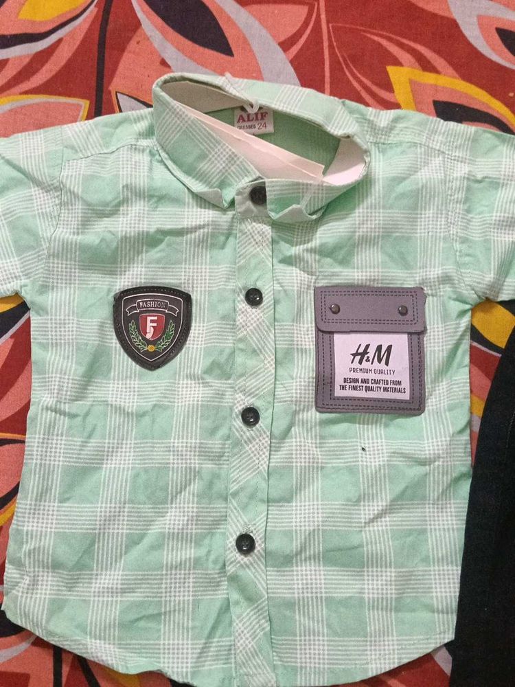 Boys shirt set