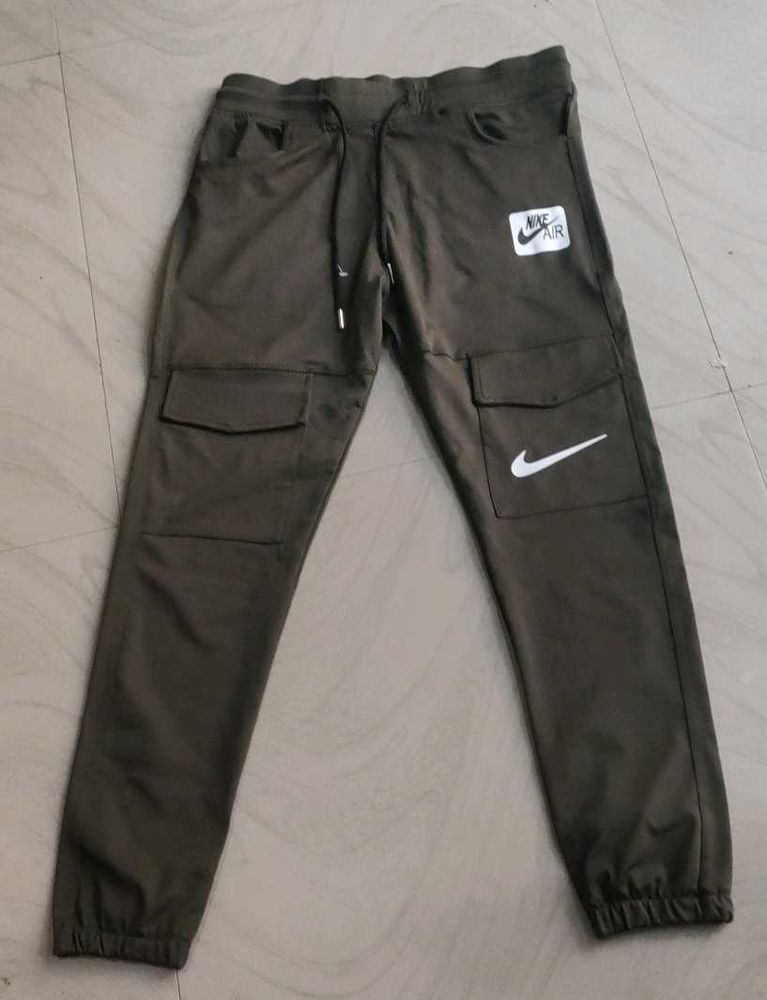 Nike Air Men's Olive Green Cargo Joggers