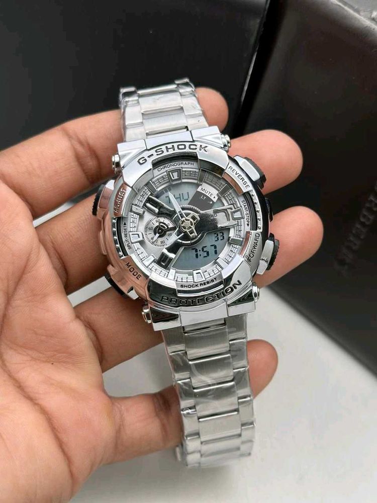 G-Shock Silver Metal Watch