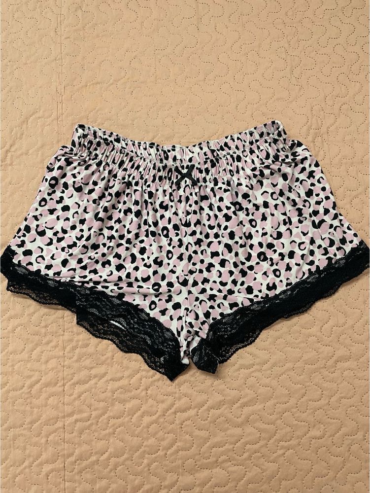 Cute Leopard Print Pajama Shorts