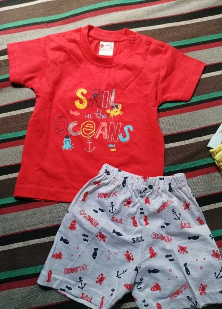 Cute Baby T-Shirt and Shorts Set