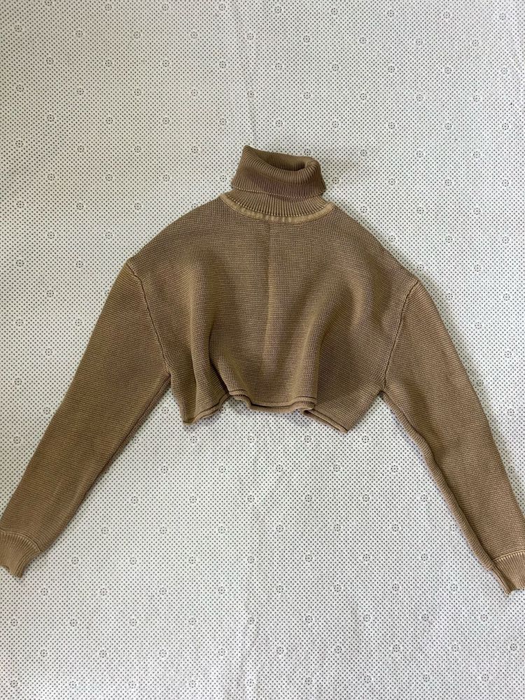 crop knit sweater
