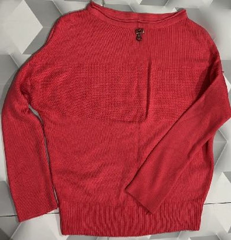 Coral Knit Sweater