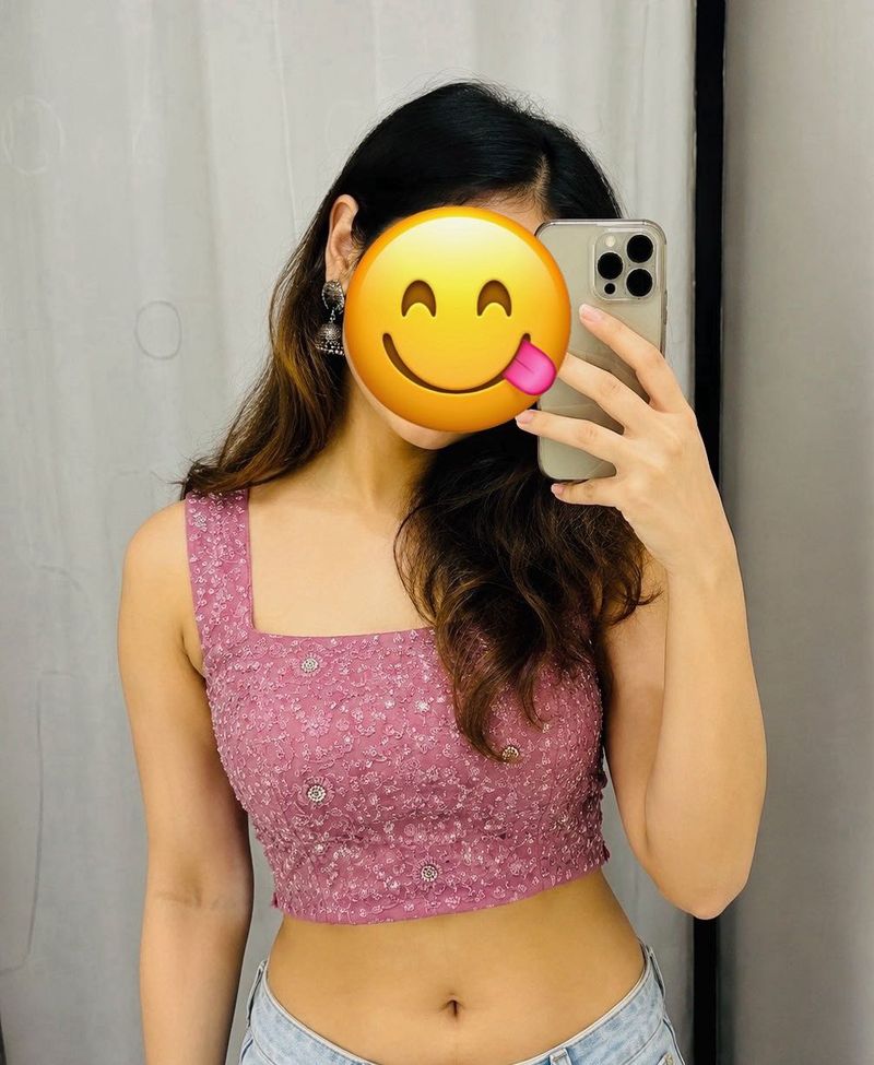 Embroidered Pink Blouse