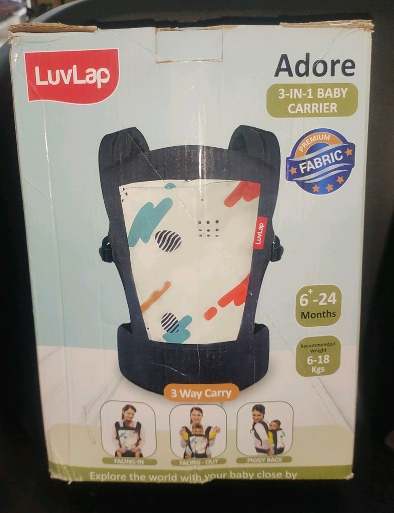 Luvlap Baby Carrier 3 Way Carry Unused