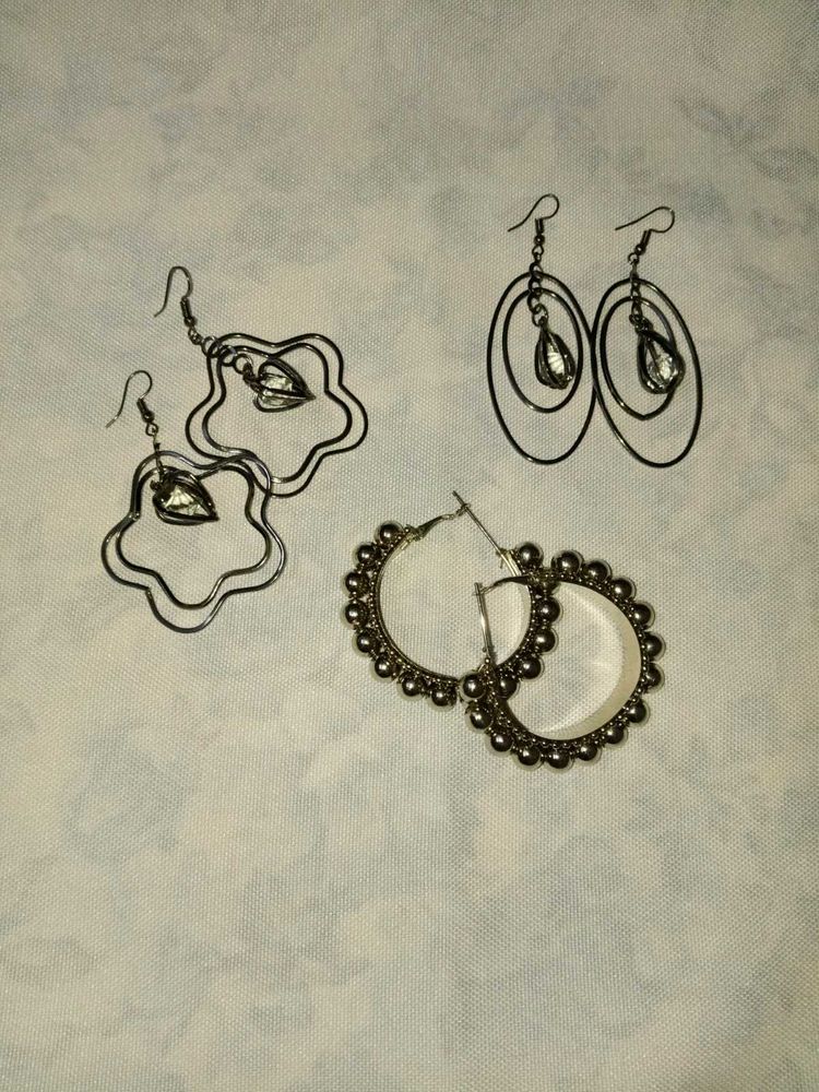 Earring Bundle: 3 Unique Pairs