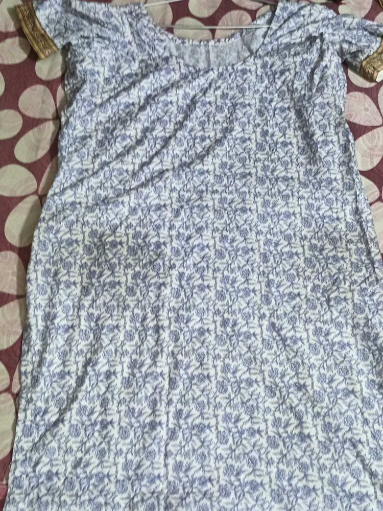 Floral Print Kurta