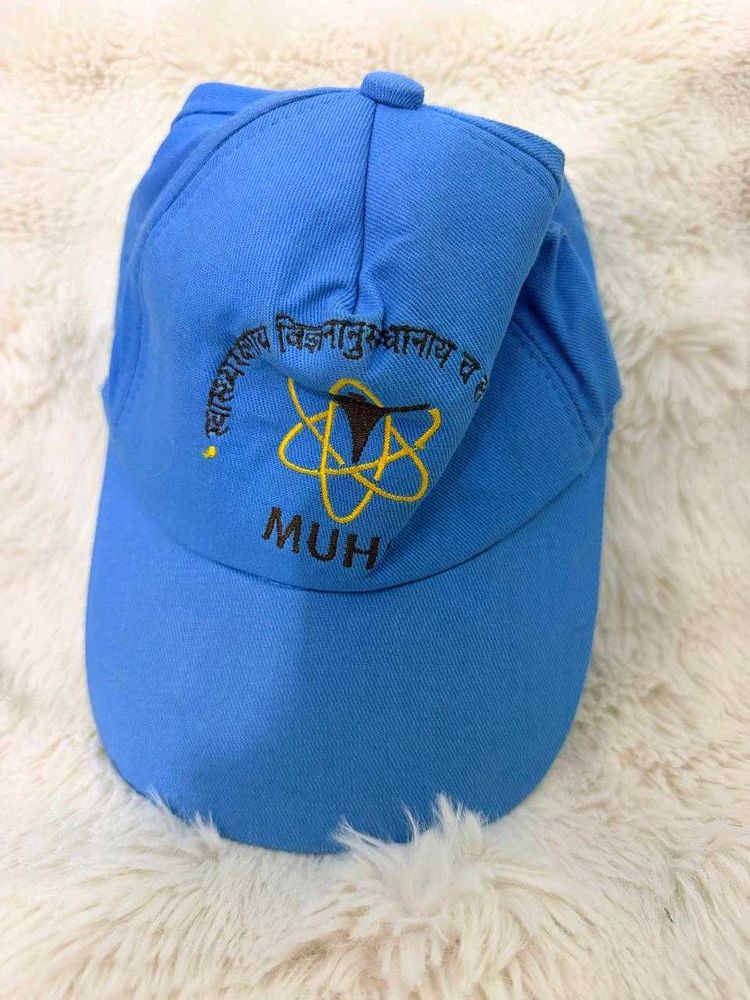 Blue Baseball Cap with Logo