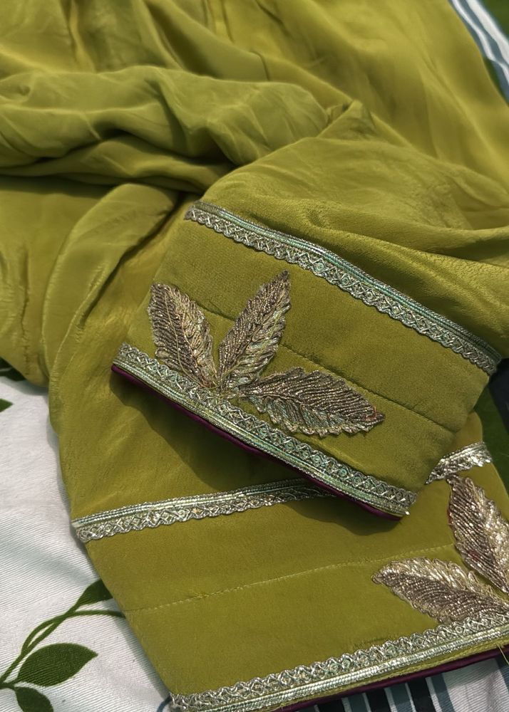 Beautiful Olive Green kurta set