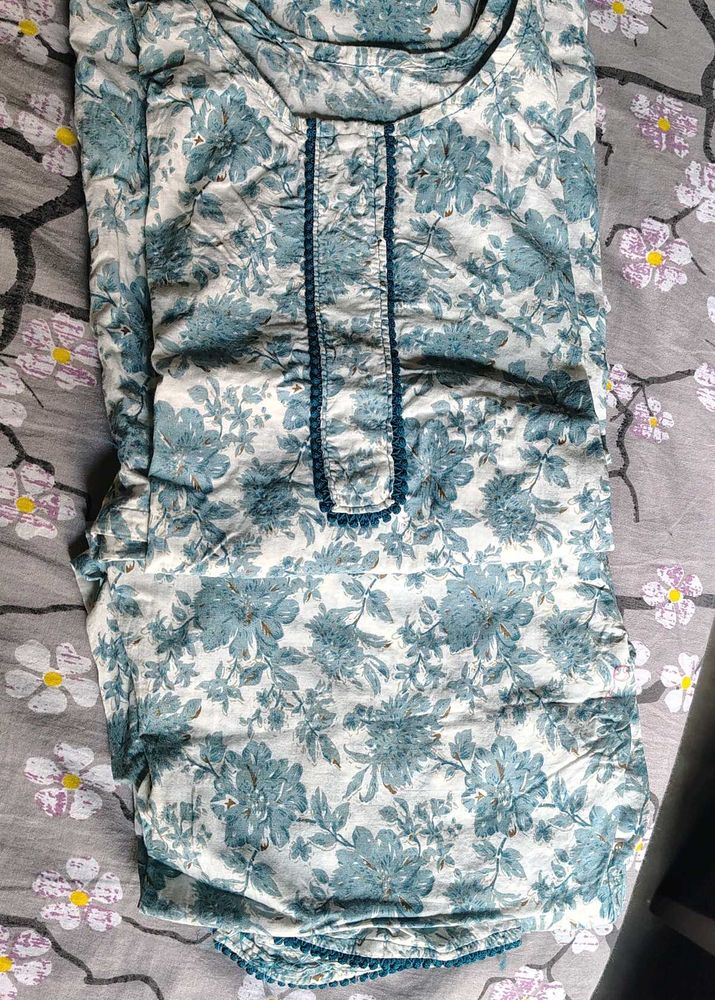 Floral Print Kurta Set