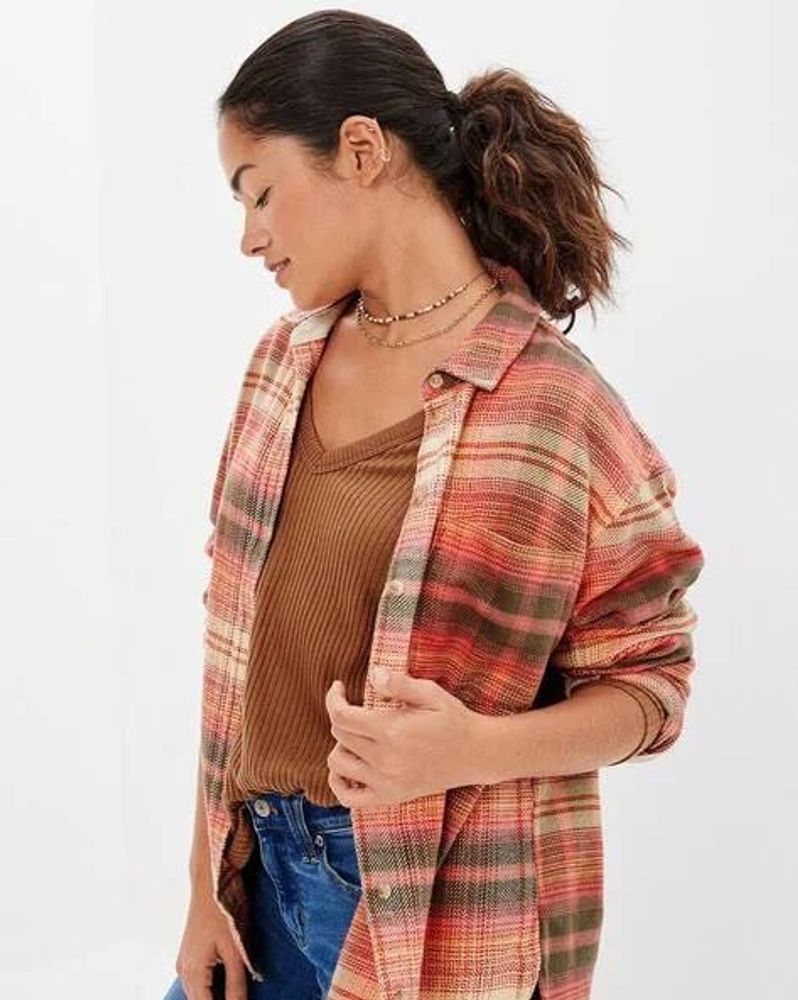 Cozy Plaid Flannel Shirt