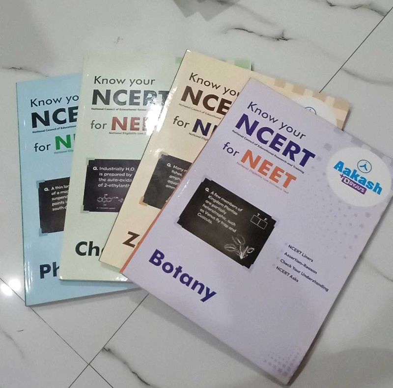Know your NCERT for neet Aakash  Books Set