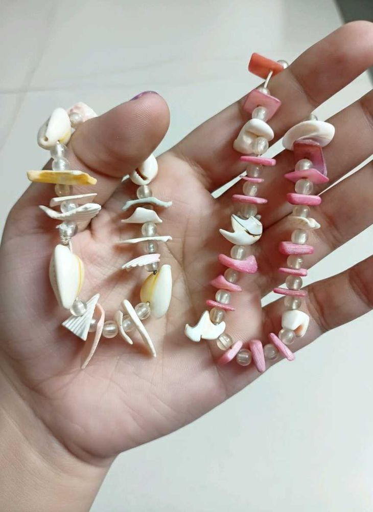 Boho Seashell Bracelet Set