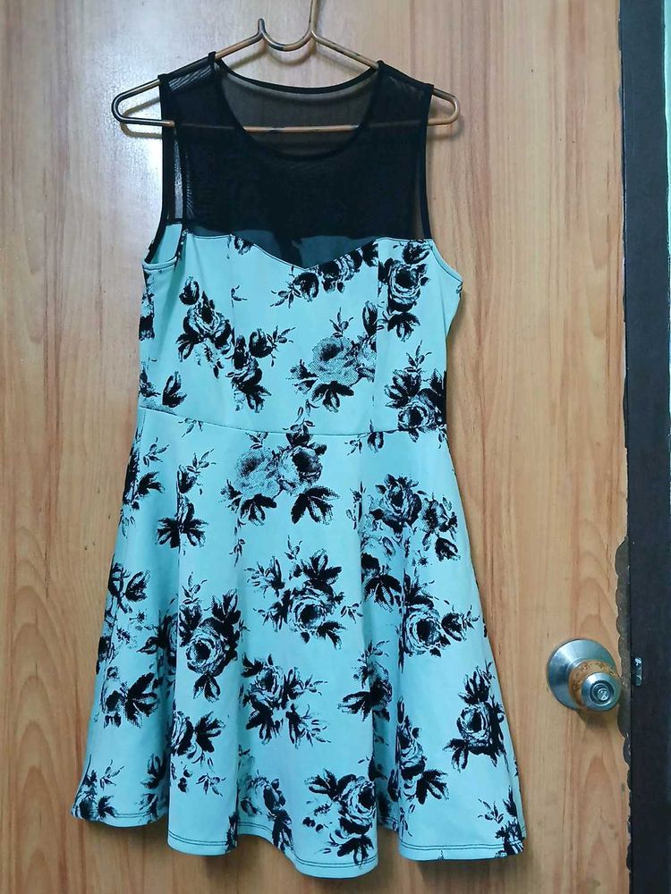 Floral Print Fit &amp; Flare Dress