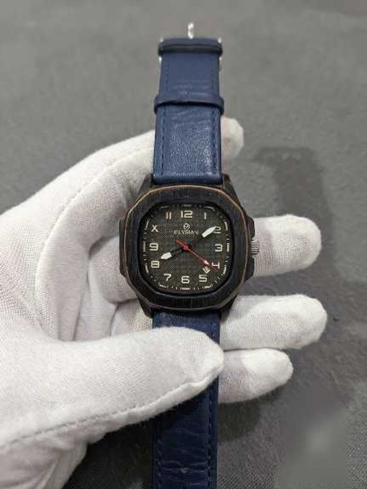 PRICE DROP Aesthetic Blue Leather Strap Wat