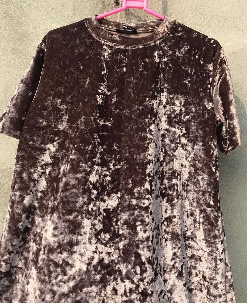 Crushed Velvet T-Shirt