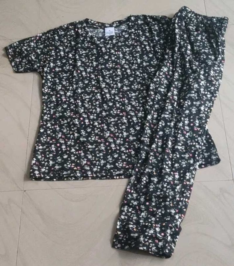 Floral Print Pyjama Set