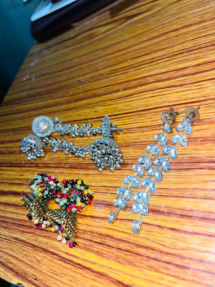 colour full earrings