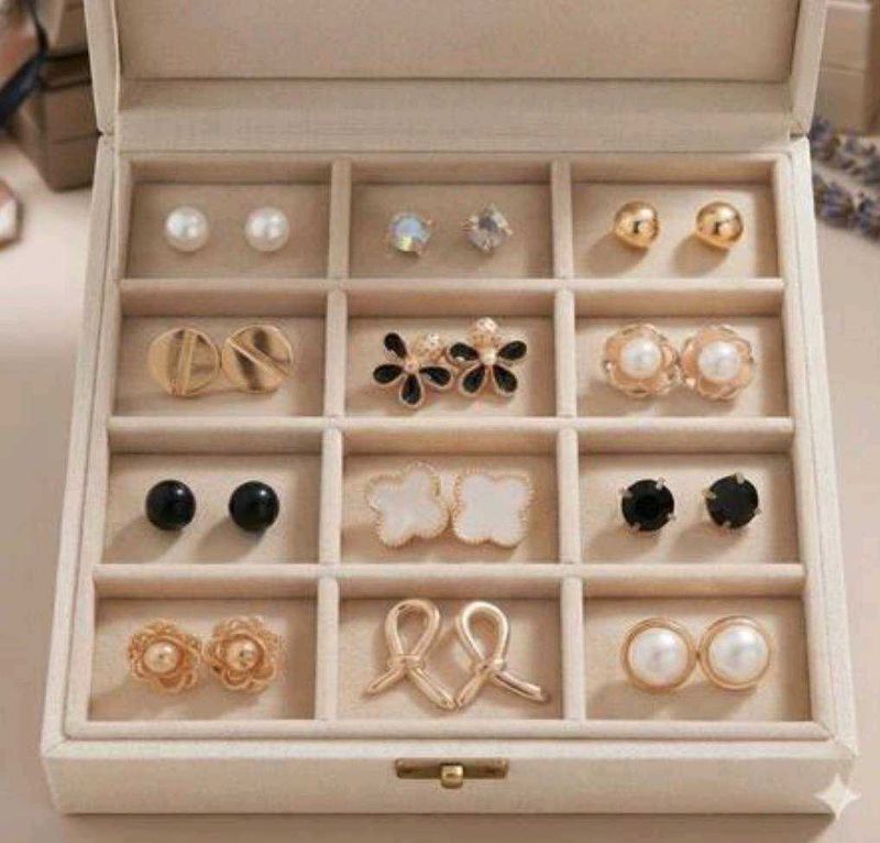 Elegant Earring Set with Multiple Designs