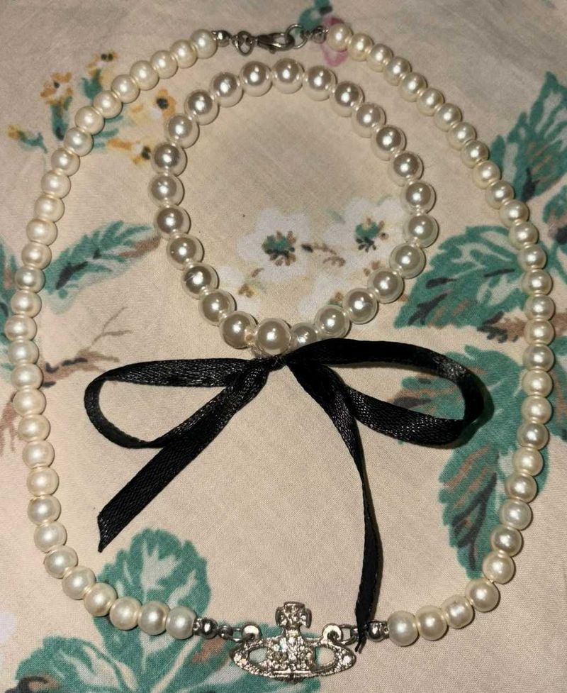 Vivienne Westwood necklace and bracelet combo