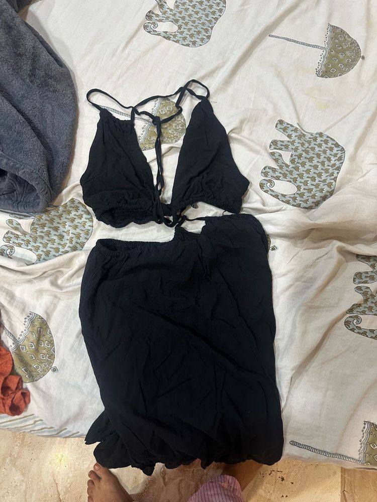 Black Slip Dress