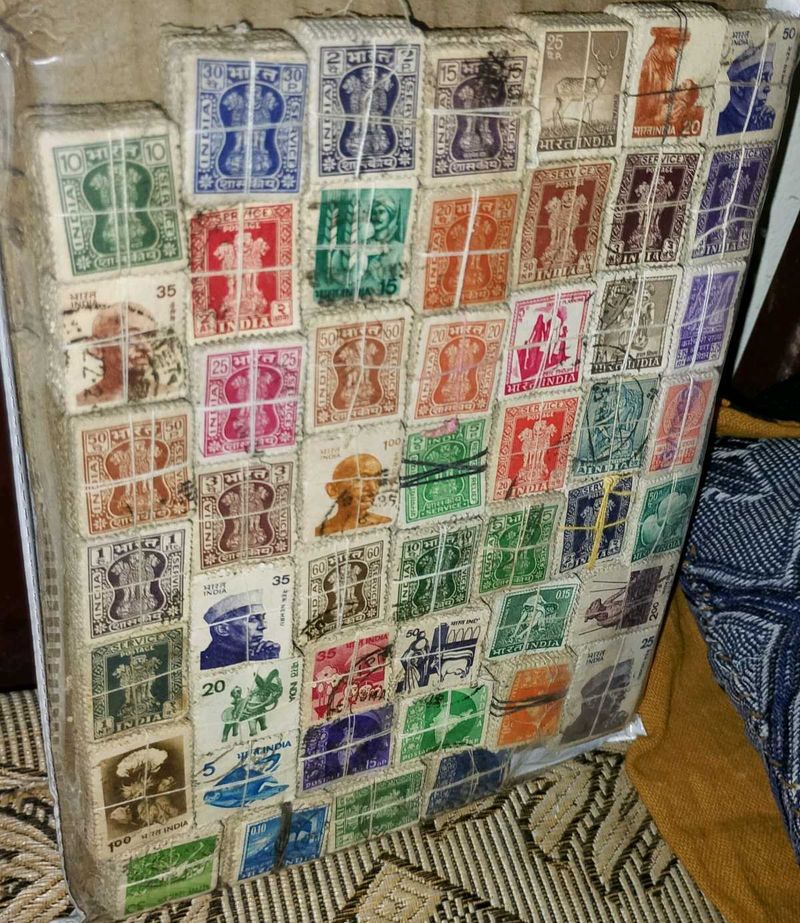Collection of 5000 Indian Stamps