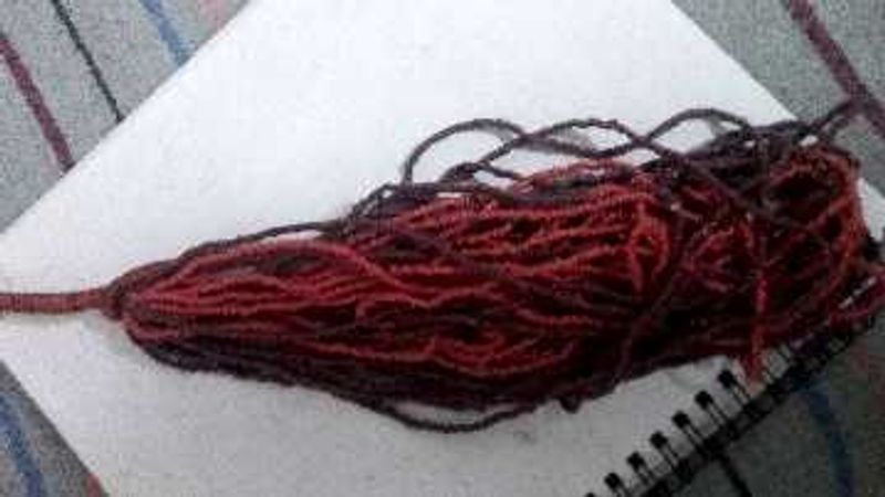 Red &amp; Black Yarn