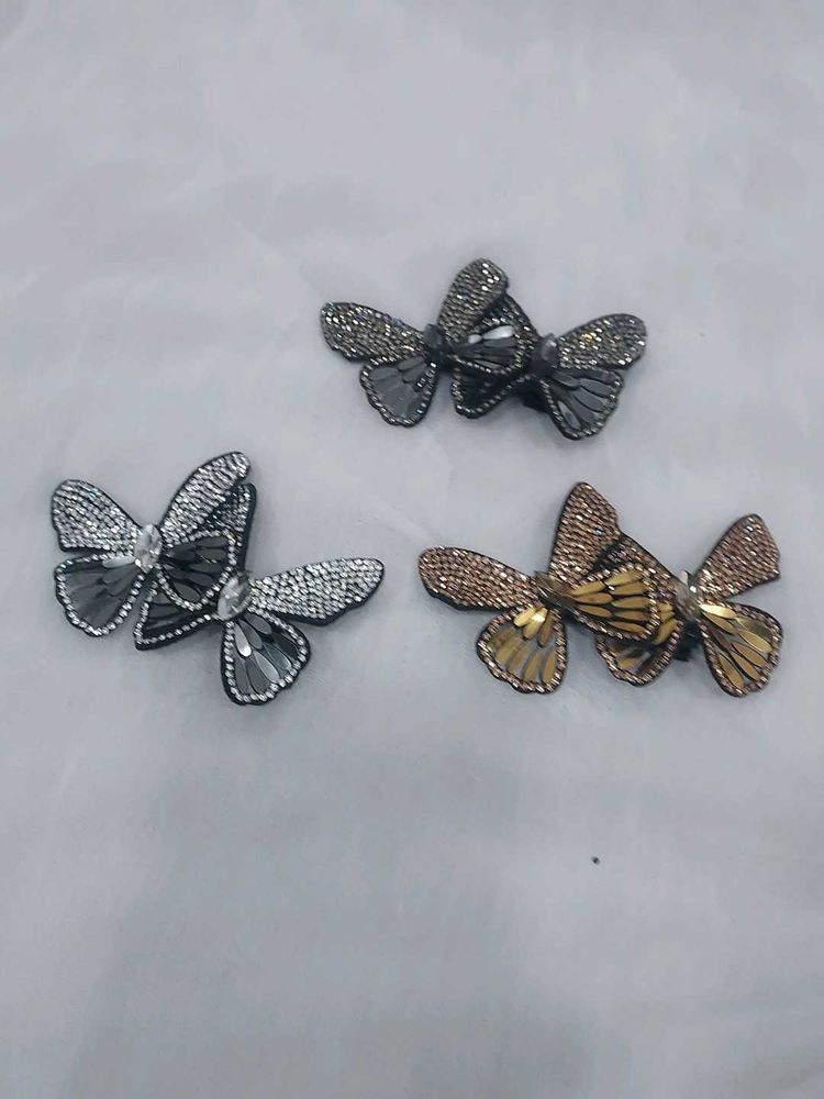 Butterfly Hair Clip Set