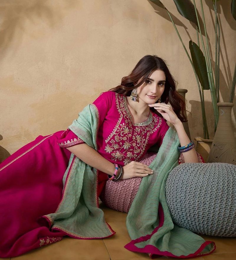 Elegant Pink Kurta Set with Dupatta