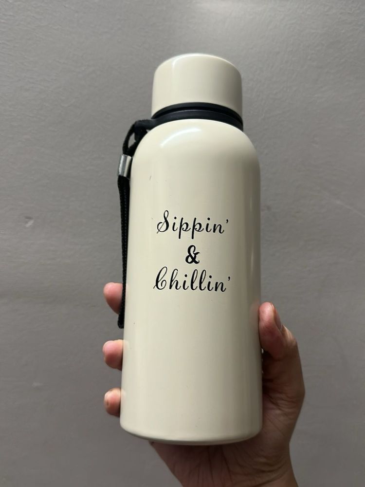 Westside Homes Insulated Cream Water Bottle