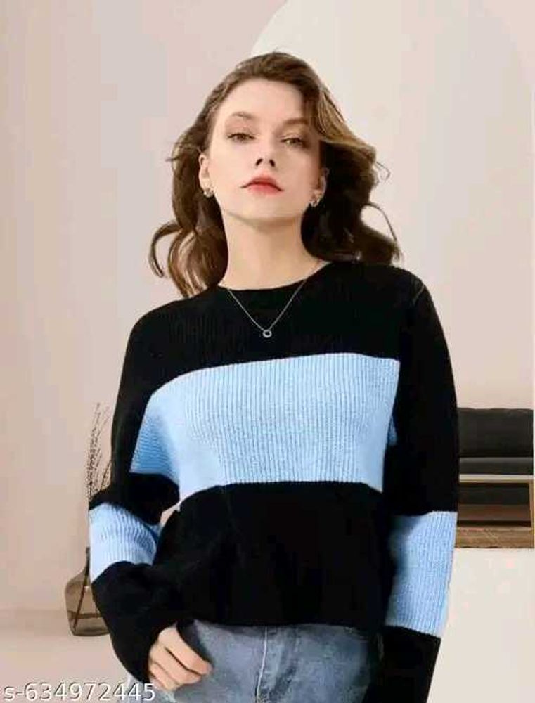 Striped Knit Sweater