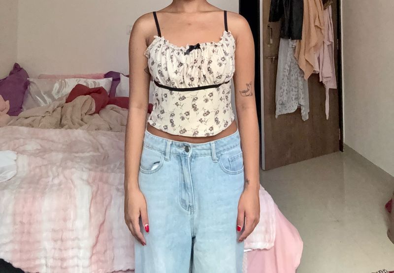 Floral Print Cami Top