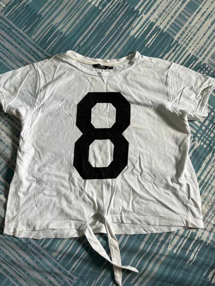 White Graphic Tee