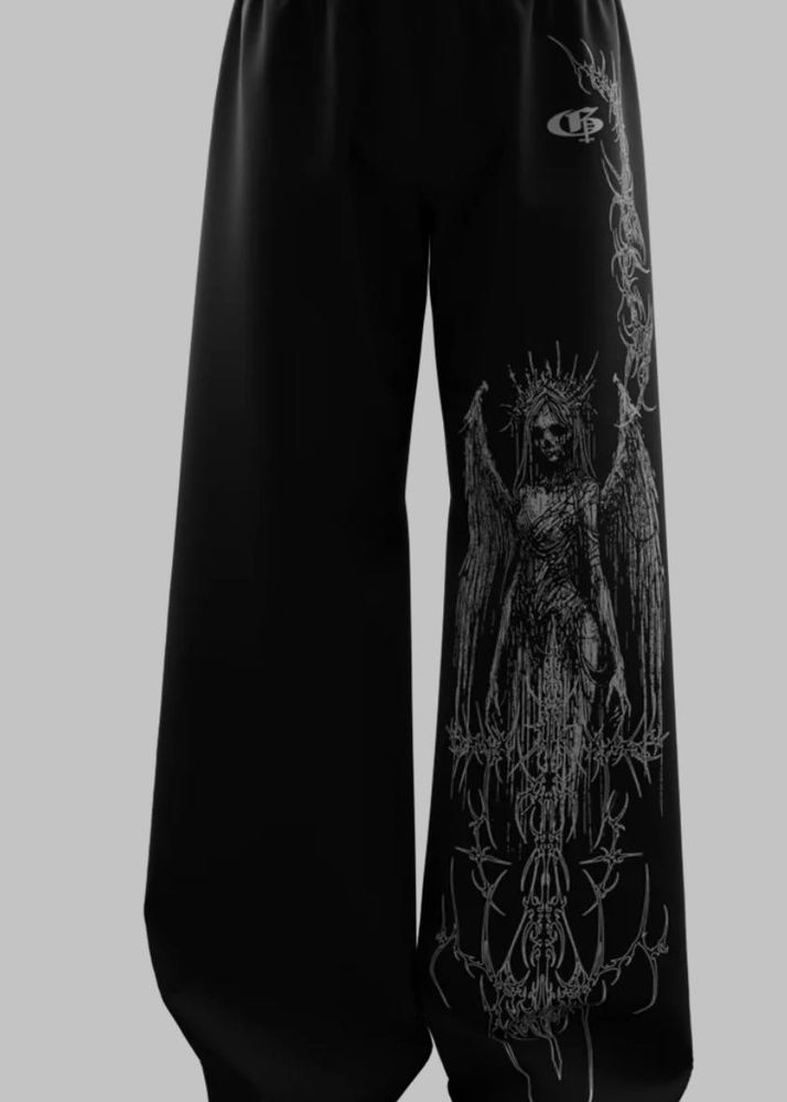Gothic Angel Wide Leg Pants