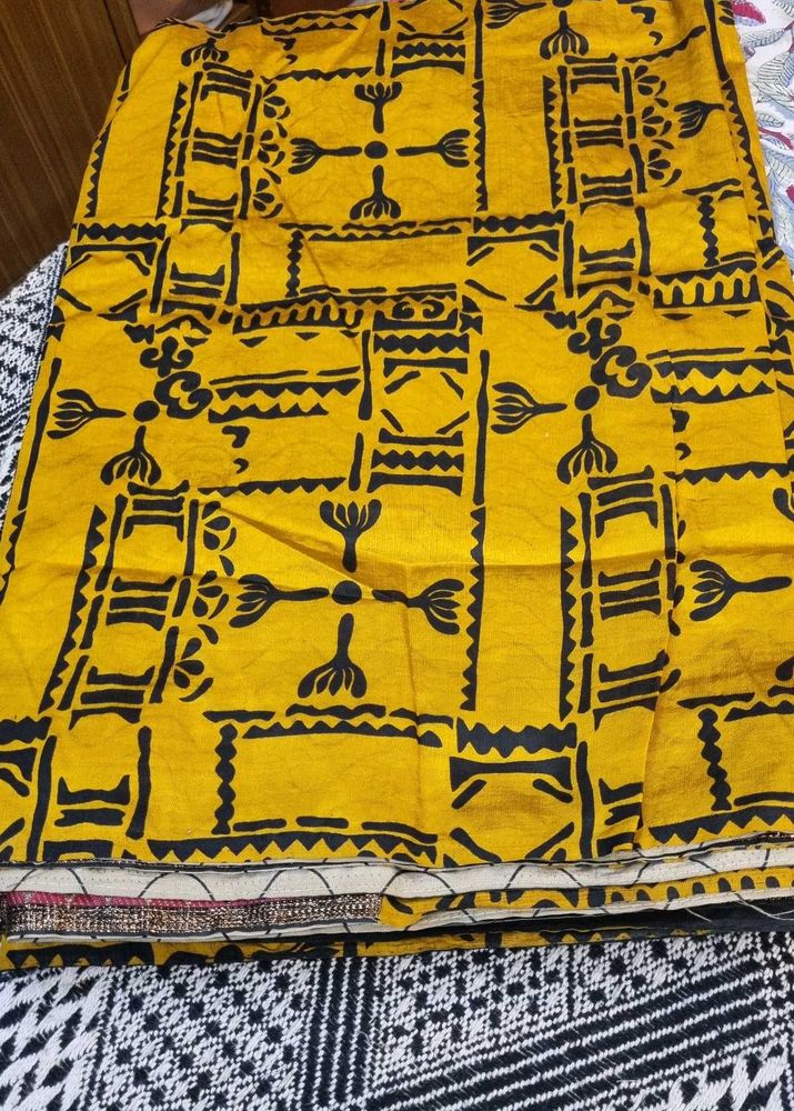 art silk sparingly used