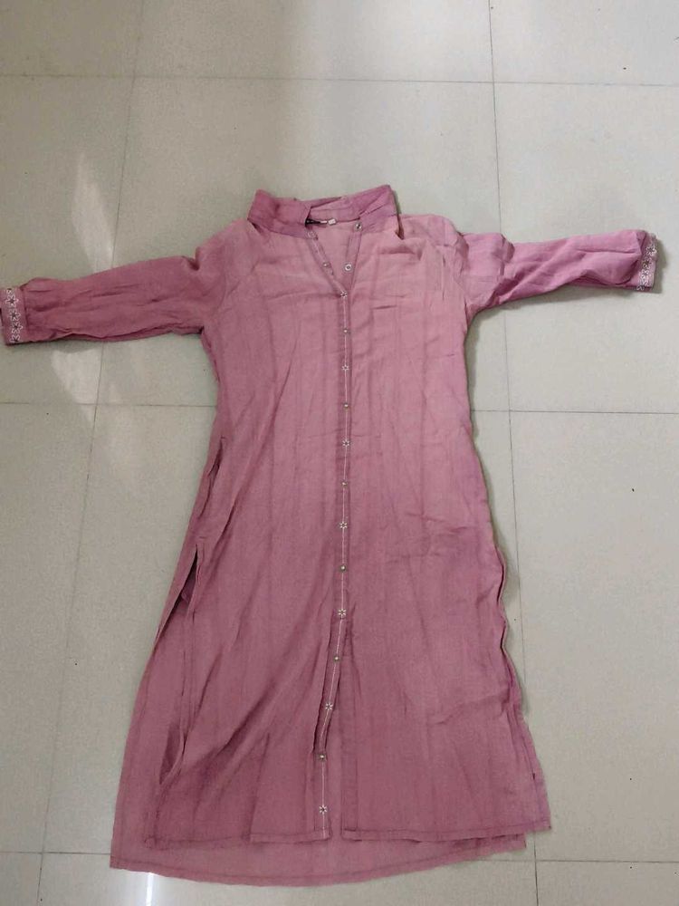 Pink Ethnic Kurta