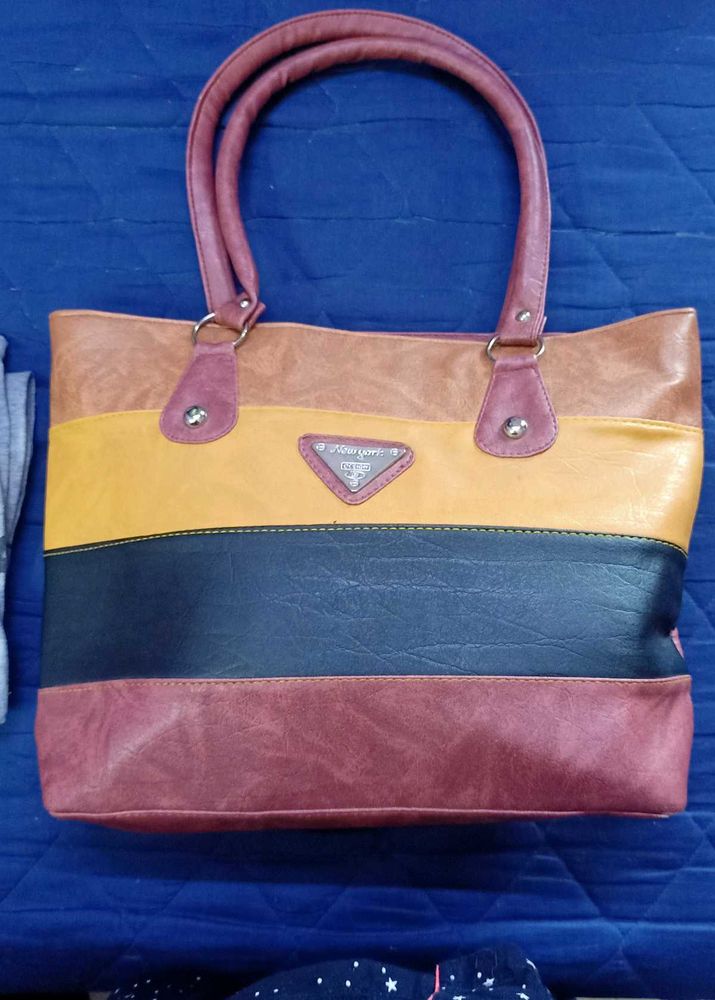 New york Colorblock Shoulder Bag